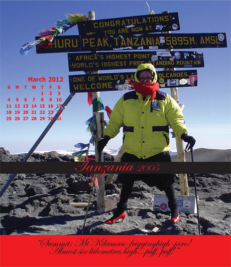 Sally Browne, Calendar: Intro